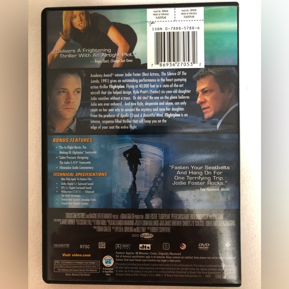 4 DVD Bundle UNSTOPPABLE, FLIGHT PLAN, DEJAVU & THE GOOD SHEPARD - Picture 7 of 16